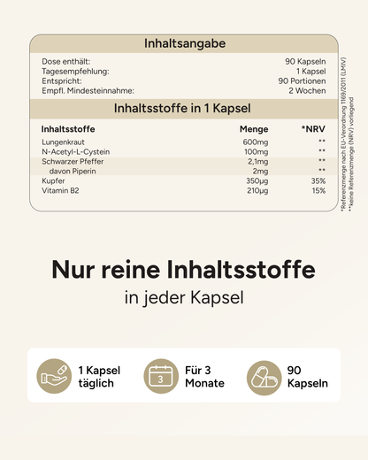 Lungenkraut Komplex - optimiert mit NAC