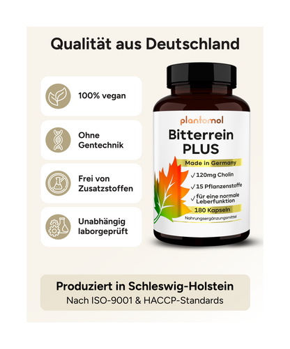 Bitterrein PLUS - Mariendistel, Artischocke und Löwenzahn