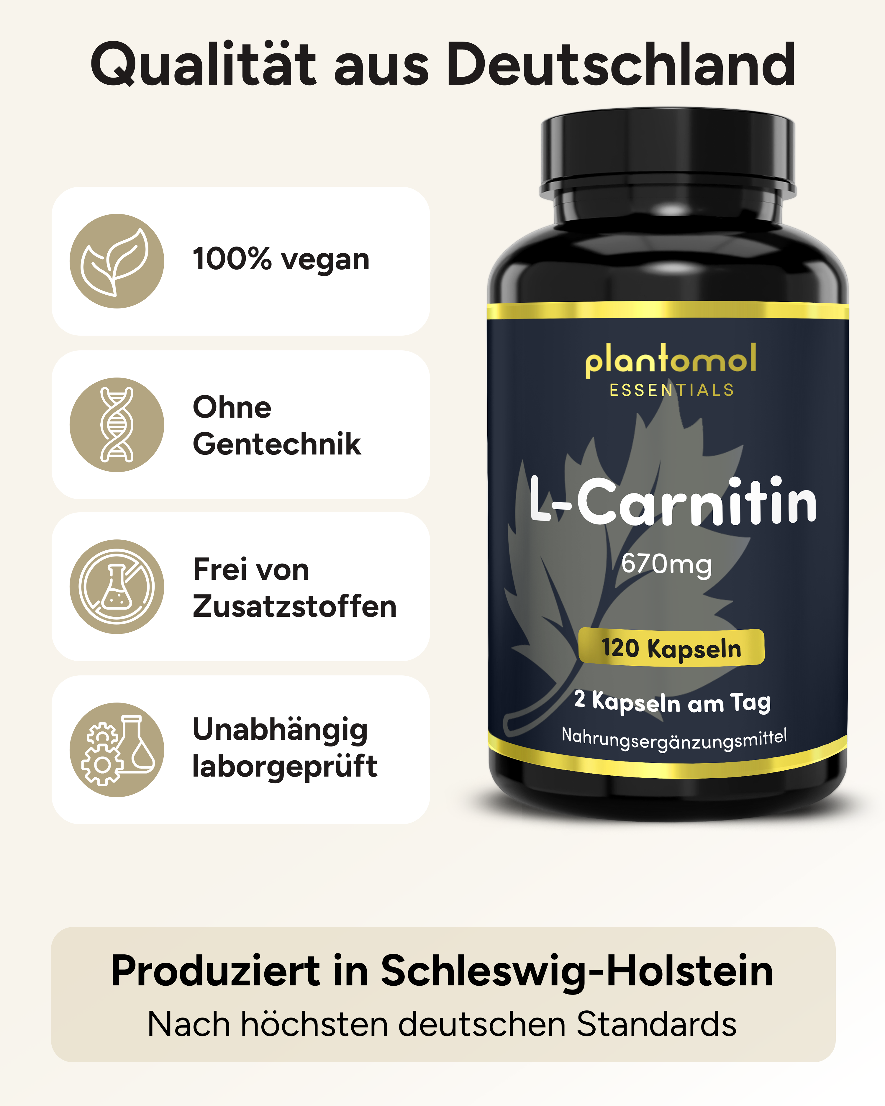L-Carnitin - 670mg pro Tag