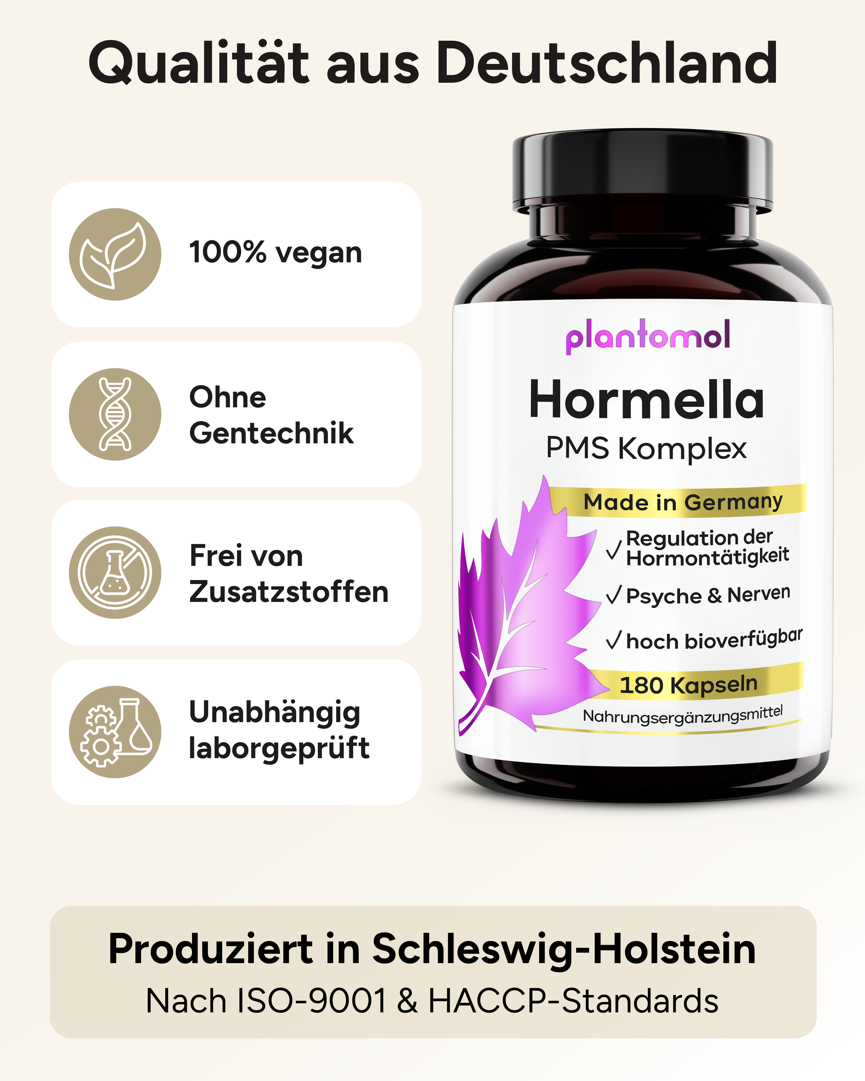 Hormella PMS Komplex - Myo-Inositol, Gänsefingerkraut und OPC