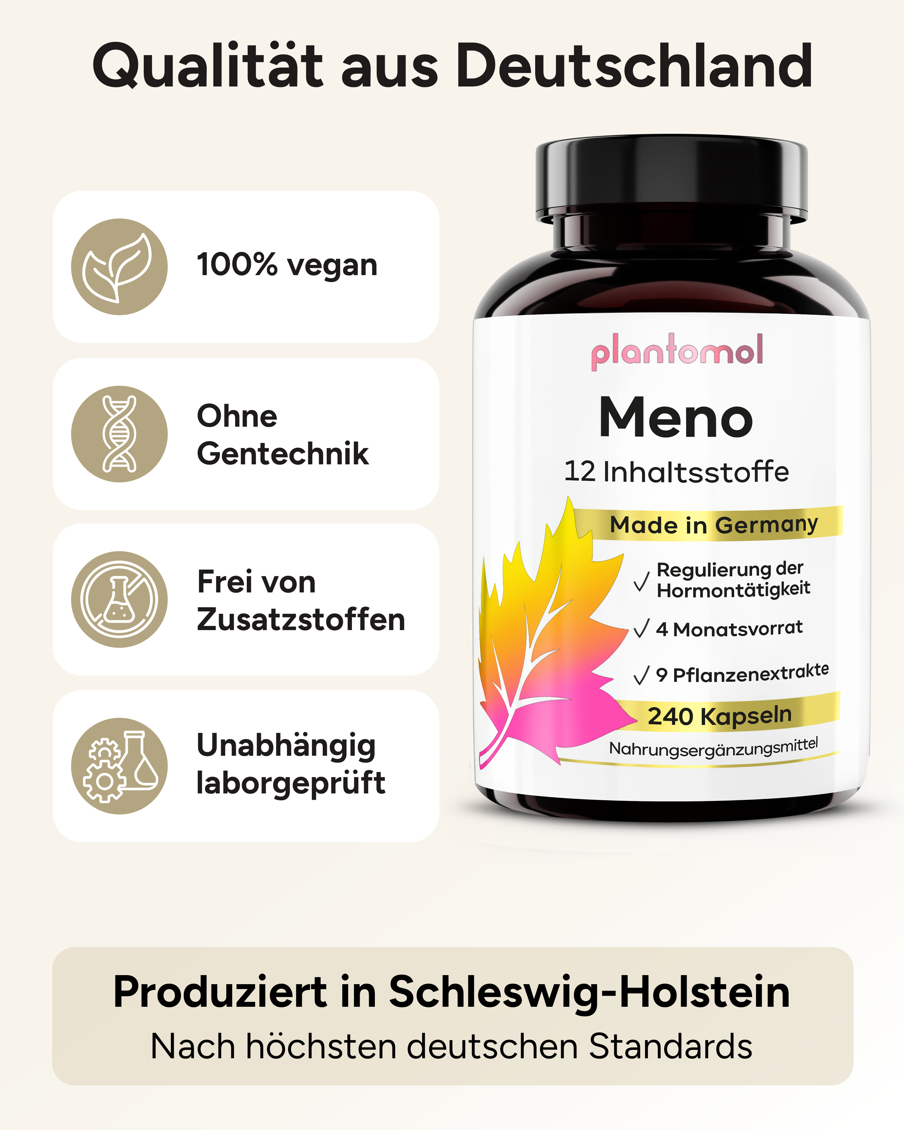 Meno Vitalkomplex - 12 abgestimmten Inhaltsstoffen