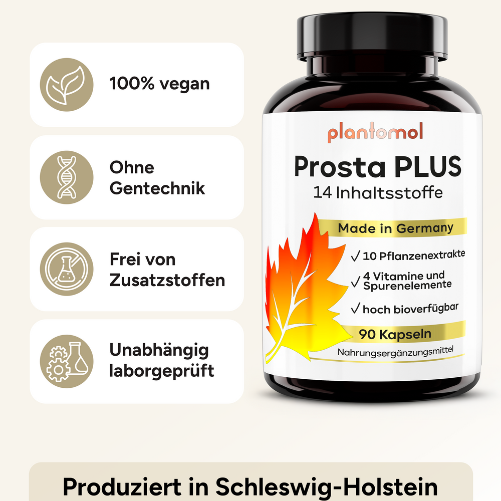 
                      
                        Prosta PLUS - mit Weidenröschen-, Roggenpollen-und Sägepalmen-Extrakt
                      
                    