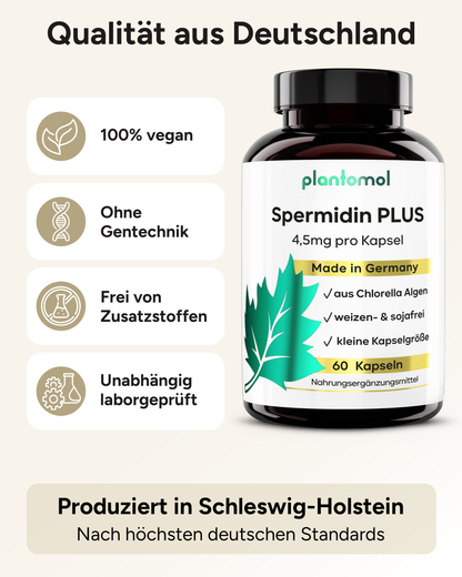 Spermidin PLUS - 4,5mg Spermidin pro Kapsel