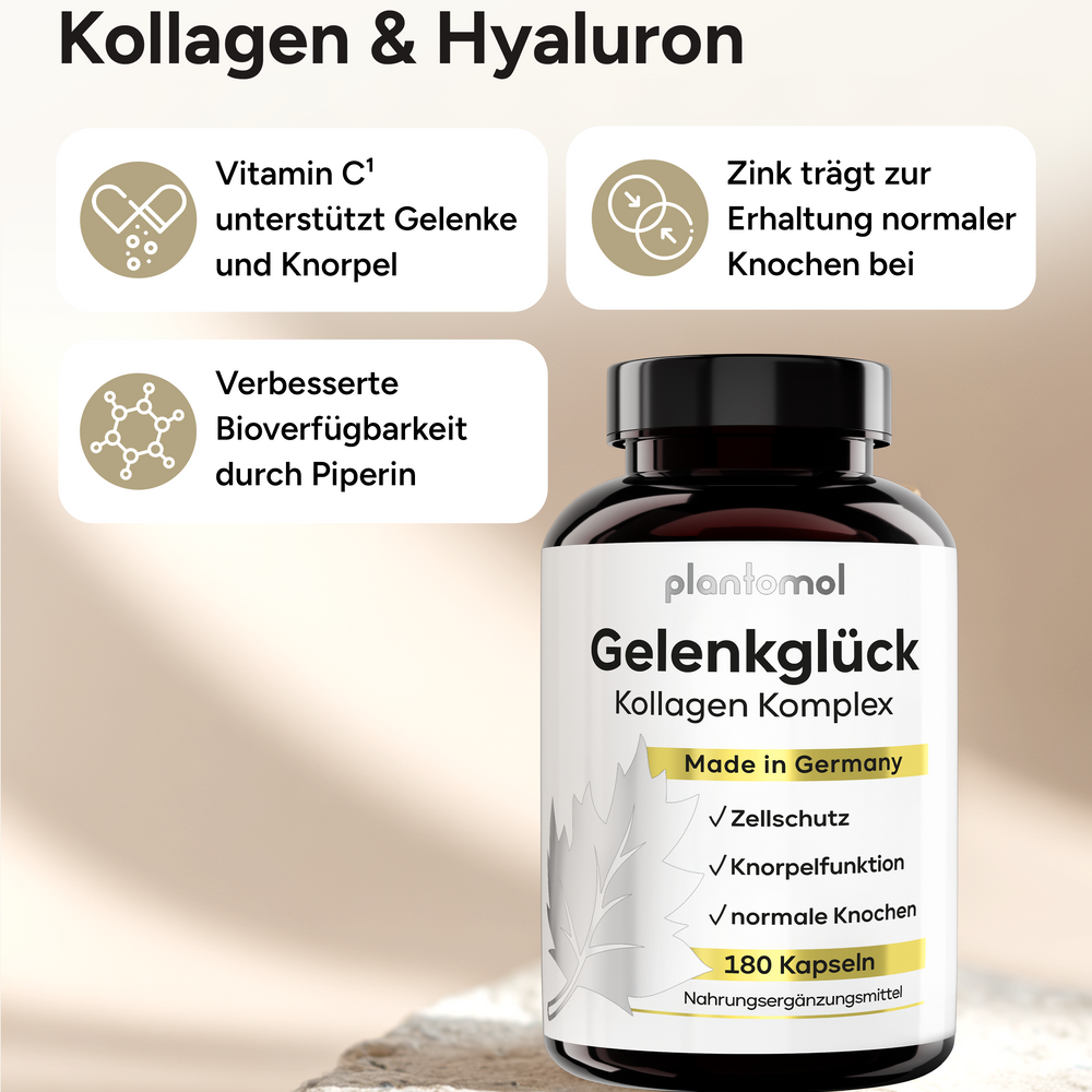 
                      
                        Gelenkglück - Kollagen & Hyaluron Komplex
                      
                    