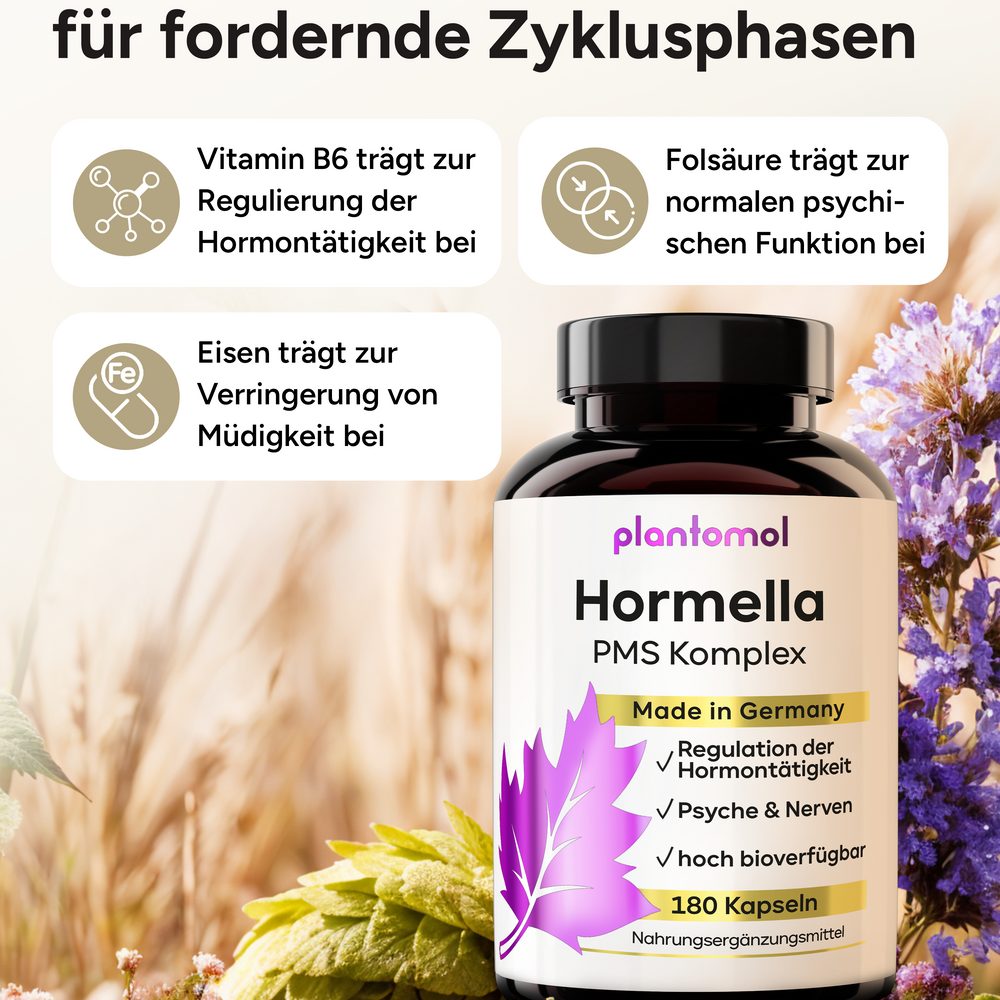 
                      
                        Hormella PMS Komplex - Myo-Inositol, Gänsefingerkraut und OPC
                      
                    