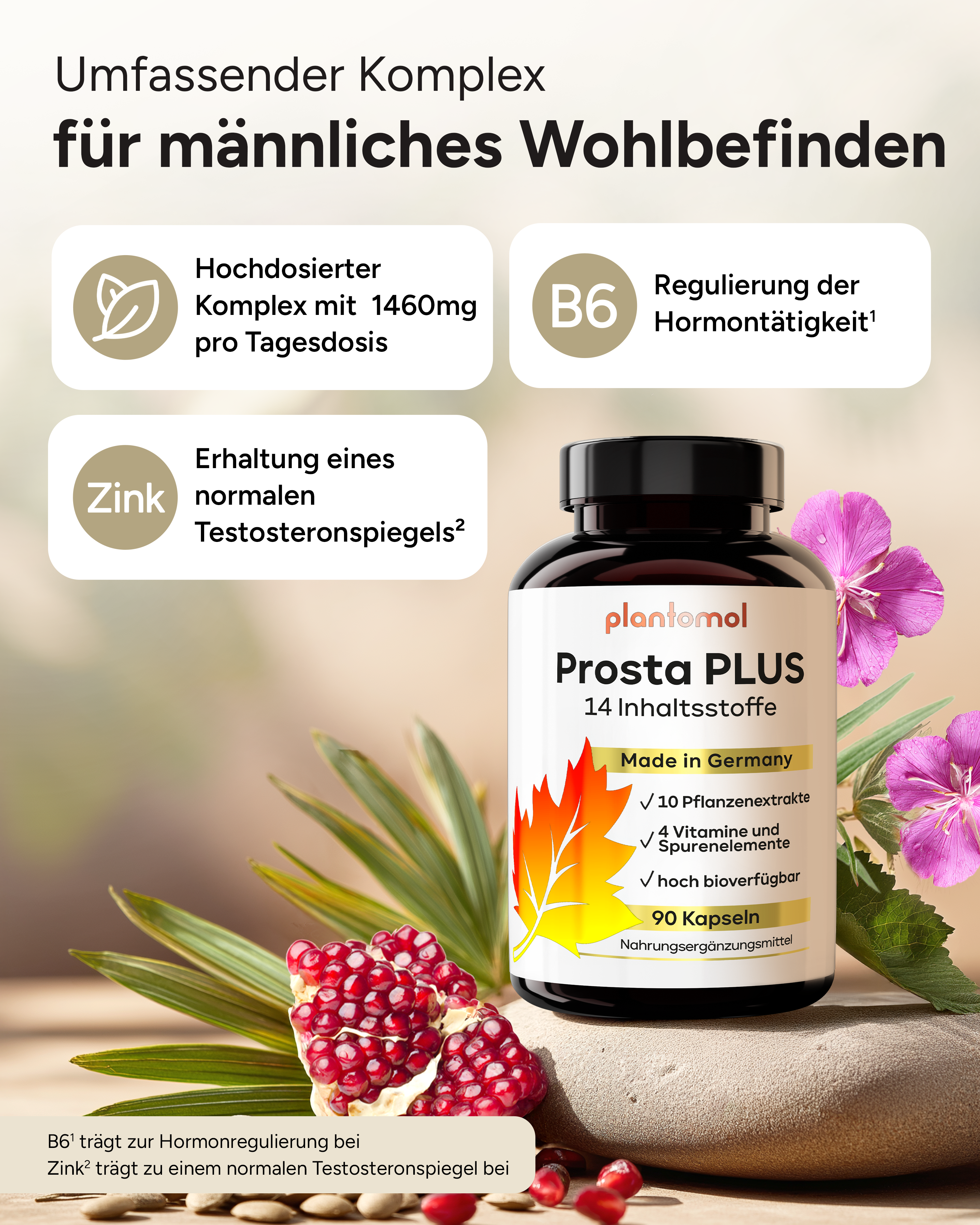 Prosta PLUS - mit Weidenröschen-, Roggenpollen-und Sägepalmen-Extrakt