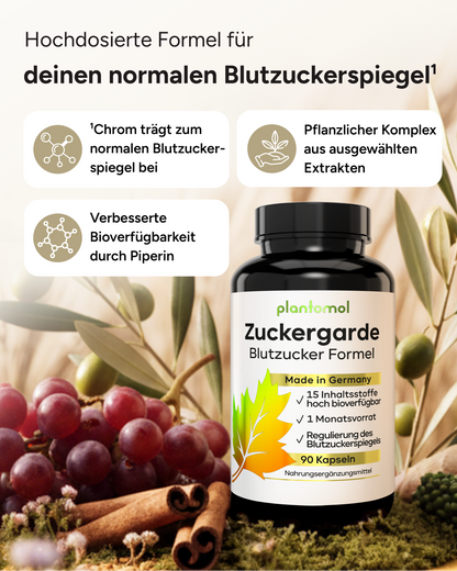 Zuckergarde - 15-fach Blutzucker Formel