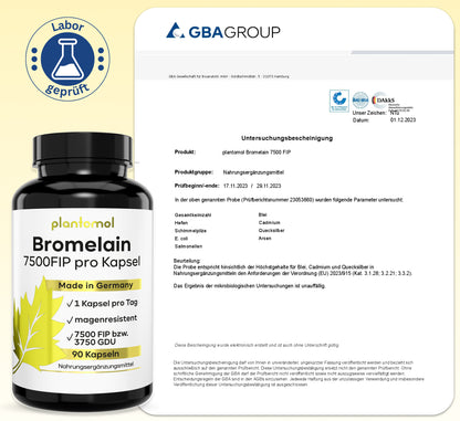 Bromelain - 7500FIP pro Kapsel