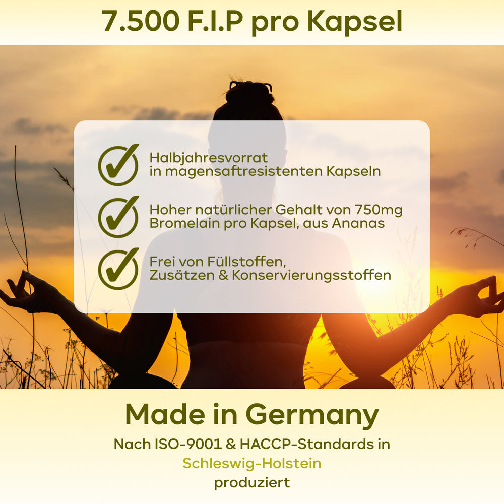 
                      
                        Bromelain - 7500FIP pro Kapsel
                      
                    