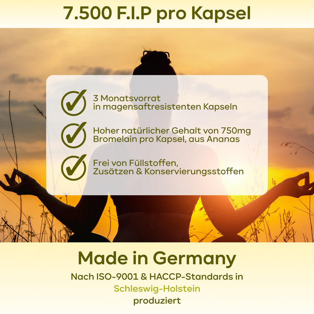 
                      
                        Bromelain - 7500FIP pro Kapsel
                      
                    