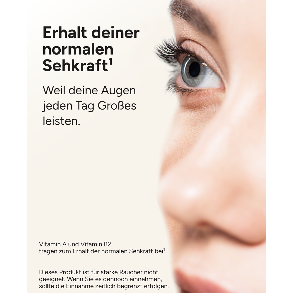 
                      
                        Weitblick - Augenvitamine mit 44mg Lutein und 11mg Zeaxanthin
                      
                    