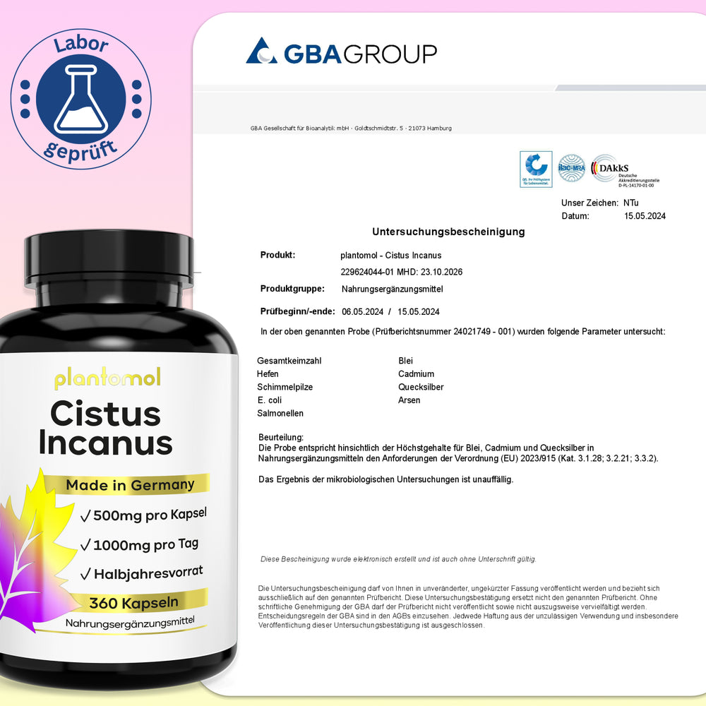 
                      
                        Cistus Incanus - 1.000mg pro Tag
                      
                    