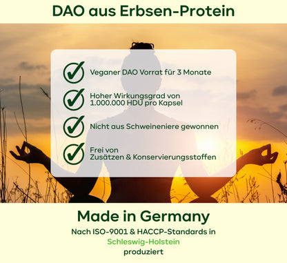 DAO aus Erbsenprotein - 1 Mio. HDU pro Kapsel