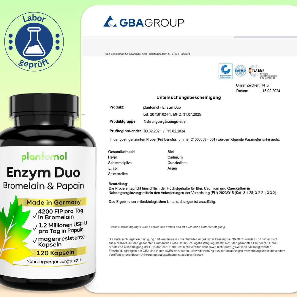 
                      
                        Enzym Duo - Bromelain & Papain
                      
                    