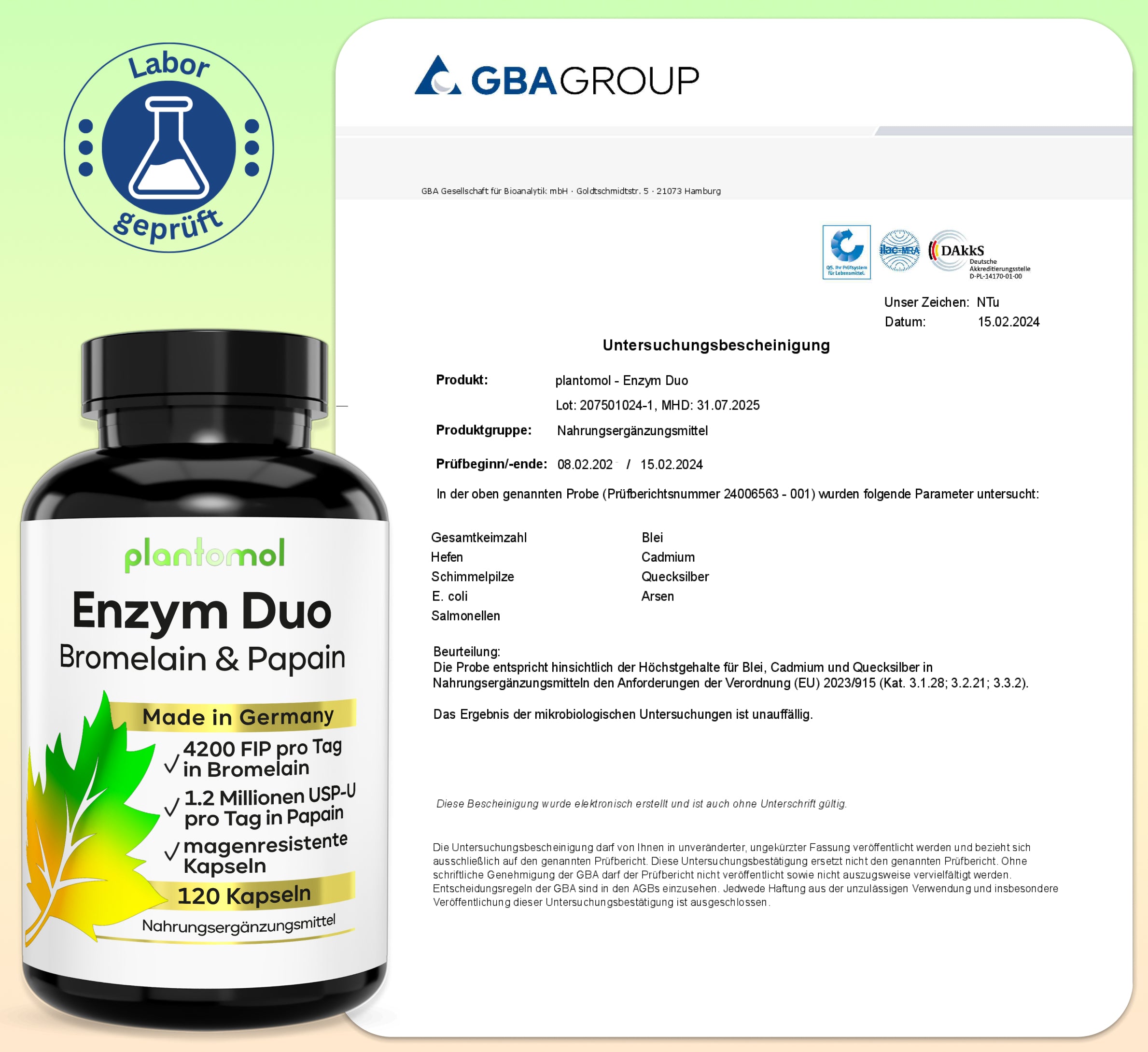 Enzym Duo - Bromelain & Papain