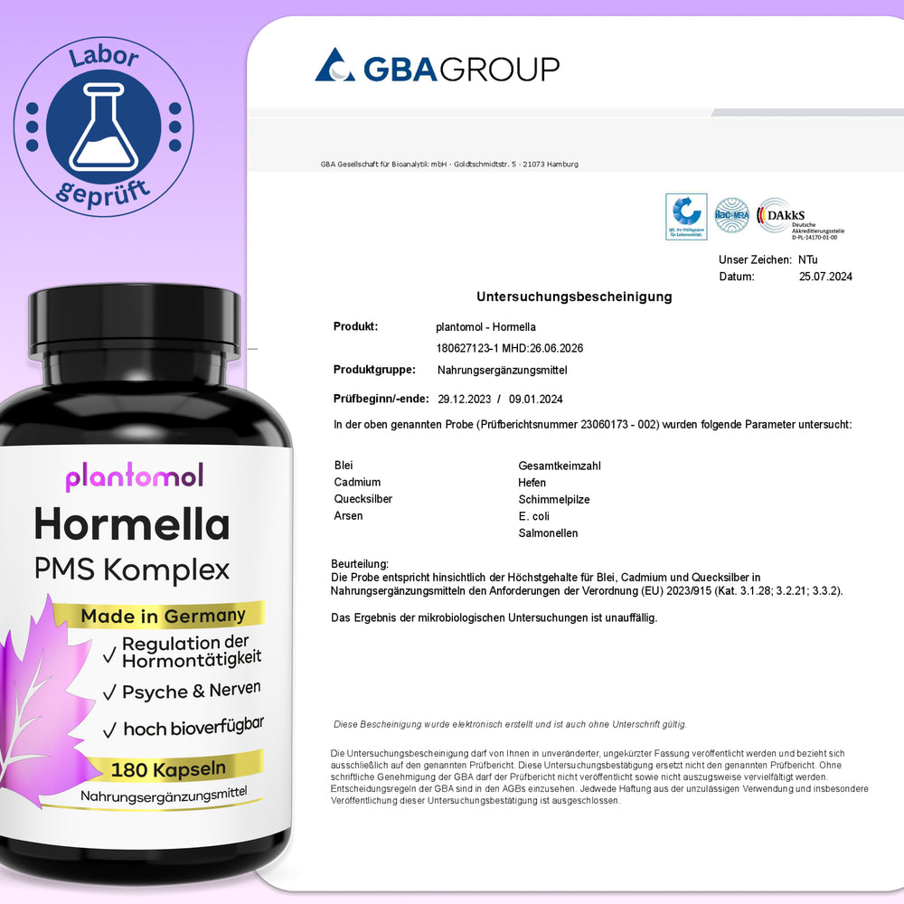 
                      
                        Hormella PMS Komplex - Myo-Inositol, Gänsefingerkraut und OPC
                      
                    