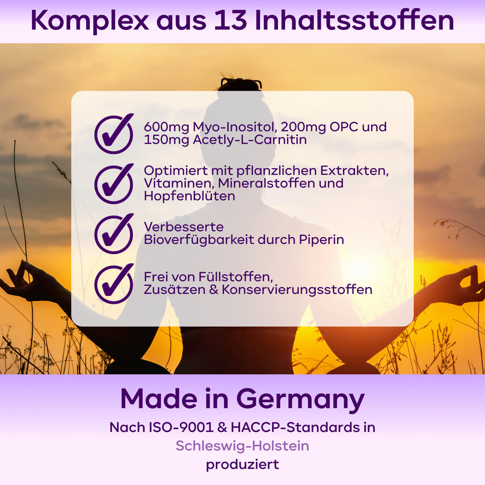 
                      
                        Hormella PMS Komplex - Myo-Inositol, Gänsefingerkraut und OPC
                      
                    