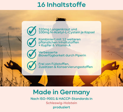Lungenkräuter Komplex - 16 Inhaltstoffe, optimiert mit NAC