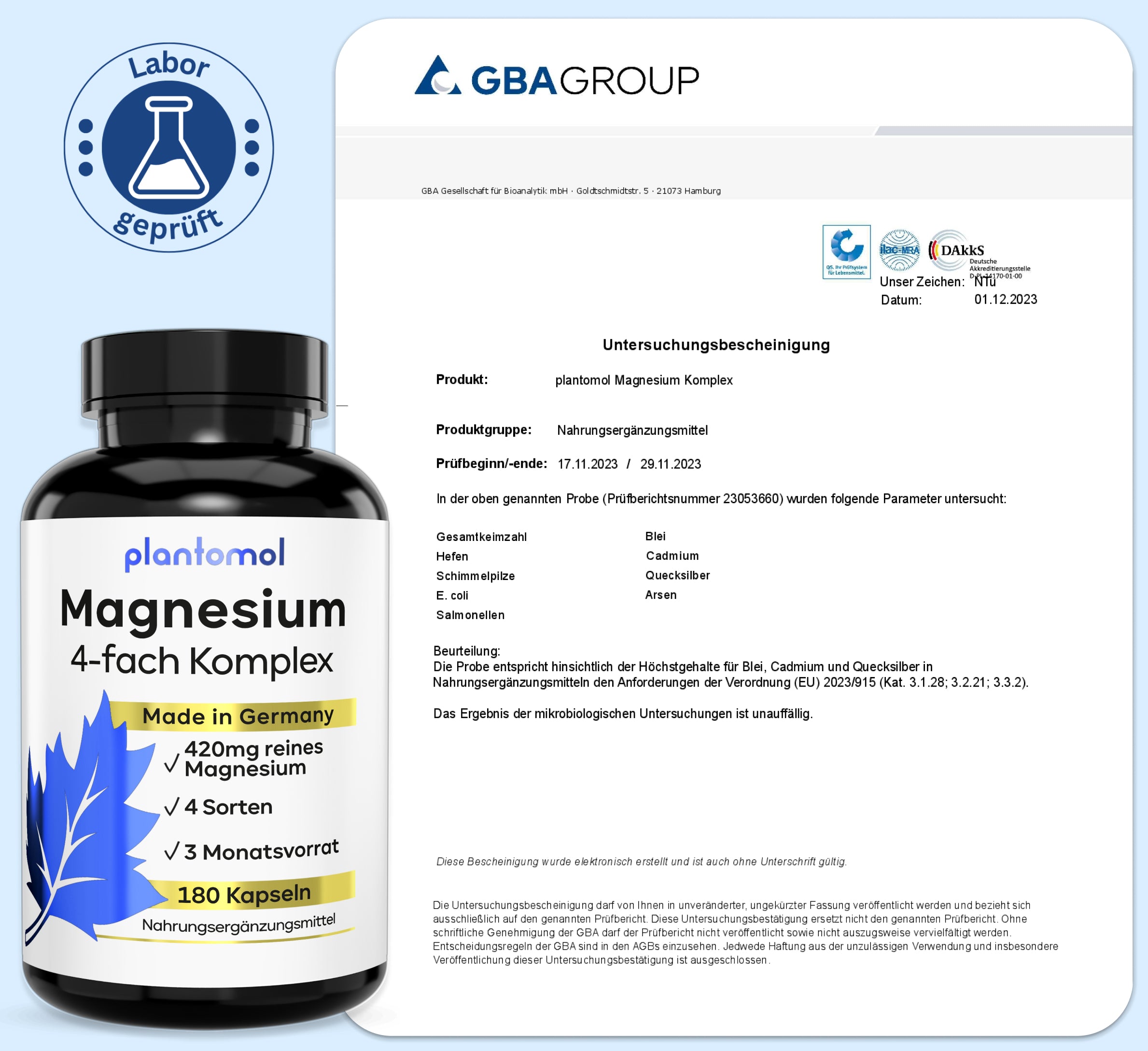 Magnesium - 4-fach Komplex