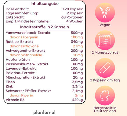 Meno Vitalkomplex - 12 abgestimmten Inhaltsstoffen