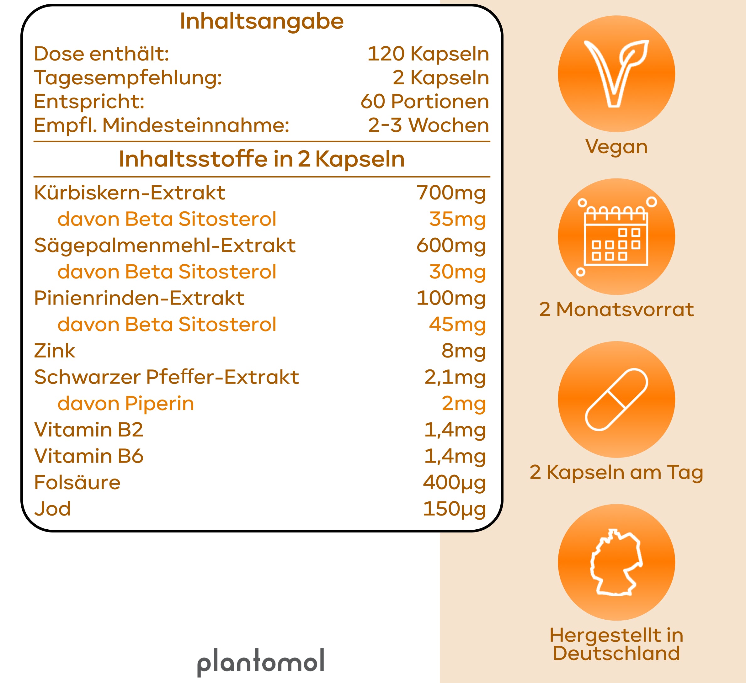 Prosta Fortuna - Kürbis-und Sägepalmen-Extrakt