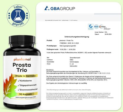 Prosta Trio - Kürbiskern-, Sägepalmen,- Brennnesselwurzel-Extrakt