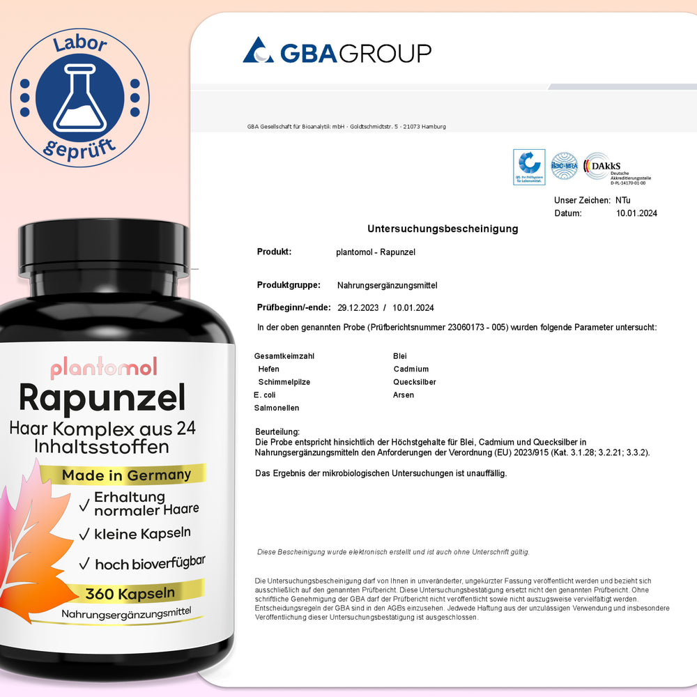
                      
                        Rapunzel Haar Vitamine - Biotin, Hirse & Silizium
                      
                    