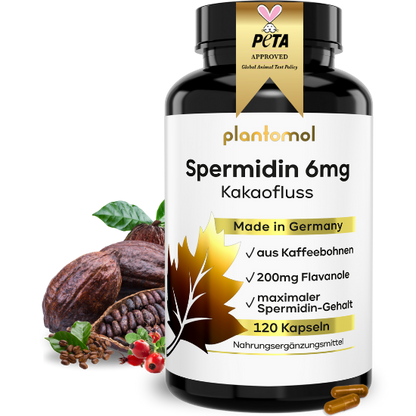 Spermidin Glanzmoment Kapseln mit Silizium