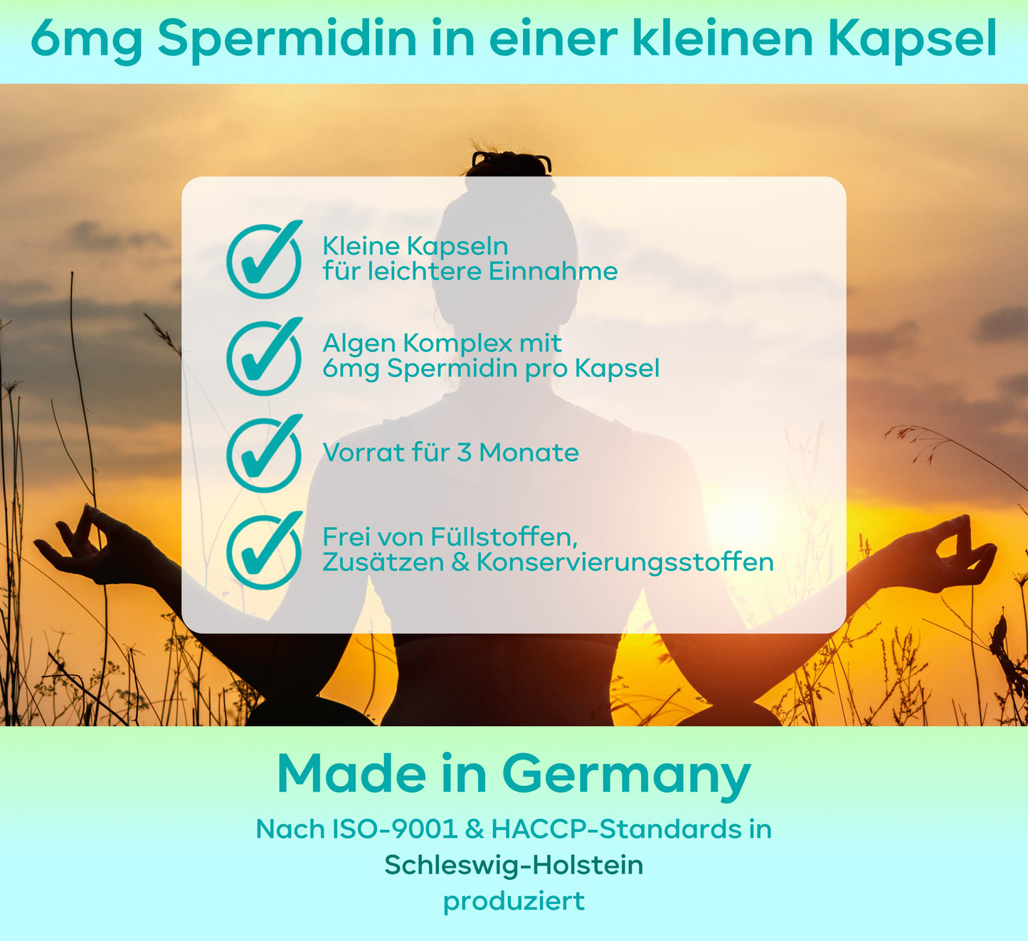 Spermidin MAX - 6mg pro Kapsel, ohne Pfeffer