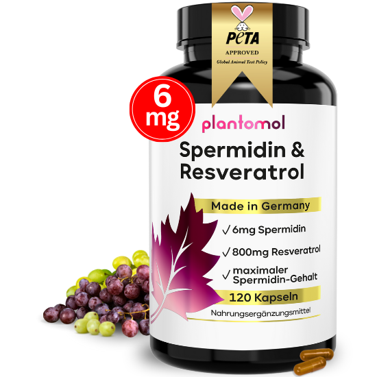 Spermidin-Resveratrol Komplex Kapseln