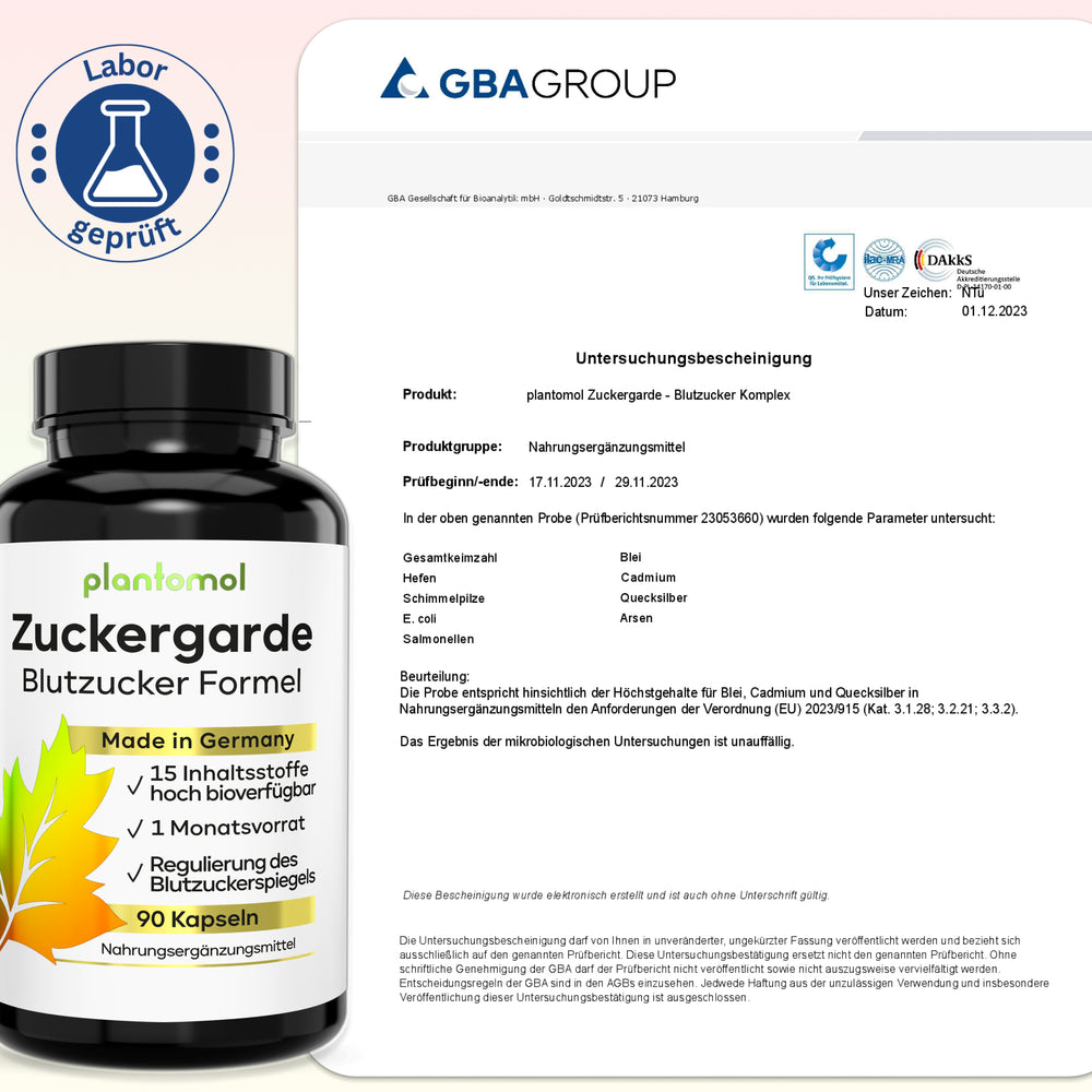 
                      
                        Zuckergarde - 15-fach Blutzucker Formel
                      
                    