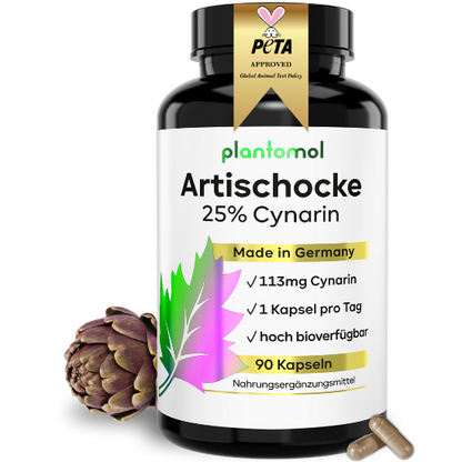 Artischocke mit 25% Cynarin Kapseln