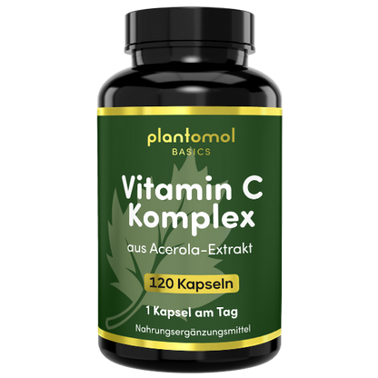 Vitamin C - 162,5mg pro Kapsel aus Acerola-Extrakt