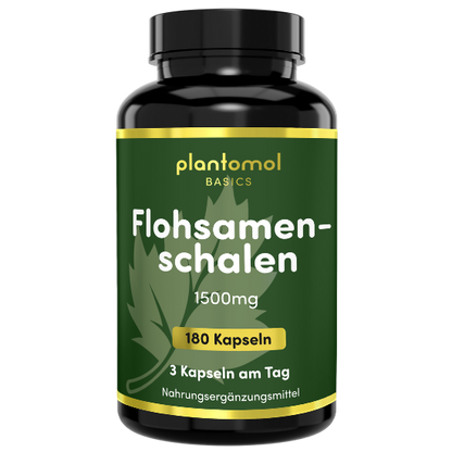 Flohsamenschalen - 1500mg pro Tag