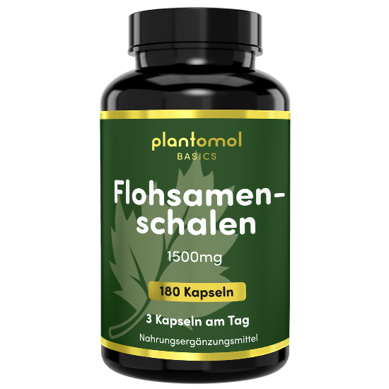 Flohsamenschalen - 1500mg pro Tag
