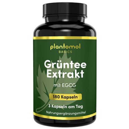 Grüner Tee Extrakt - 472,5mg pro Tag