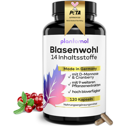 Blasenwohl Kapseln mit 14 Vitaminen