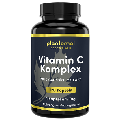 Vitamin C - 162,5mg pro Kapsel aus Acerola-Extrakt