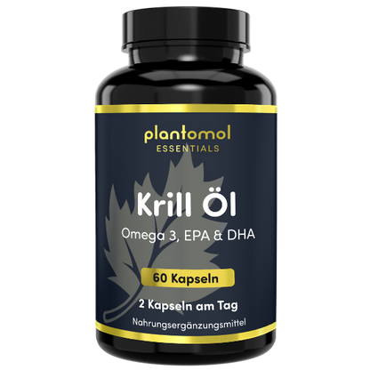 Omega 3 Krill Öl - 140mg EPA & 70mg DHA pro Tag