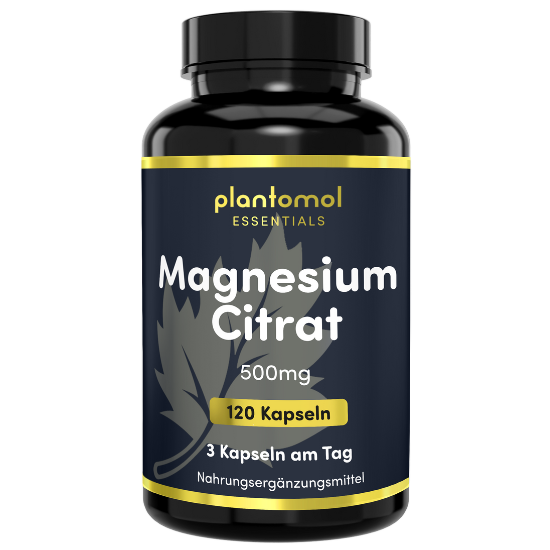 Magnesium Citrat - 500mg pro Kapsel
