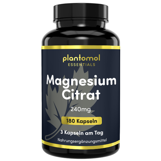 Magnesium Citrat - 500mg als Tri-Magnesium-Dicitrat pro Kapsel