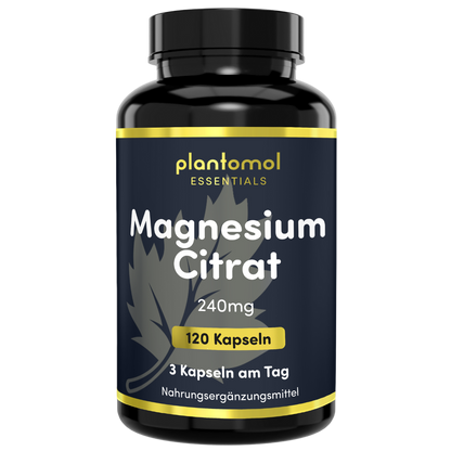 Magnesium Citrat - 500mg als Tri-Magnesium-Dicitrat pro Kapsel