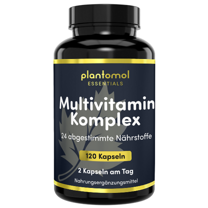 Multivitamin Komplex - 13 Vitamine, 7 Mineralien, Cholin & Inositol