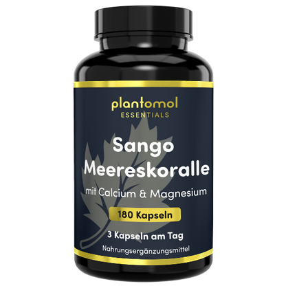 Sango Meereskoralle - mit 660mg Calcium & 330mg Magnesium pro Tag