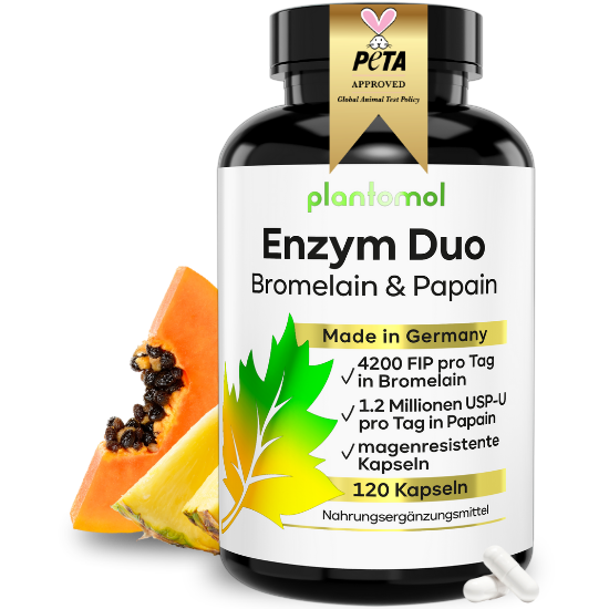 Enzym Duo - Bromelain & Papain Kapseln