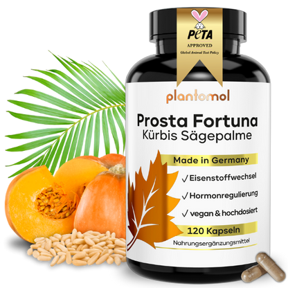 Prosta Fortuna Kapseln mit Kürbis-Sägepalme-Komplex