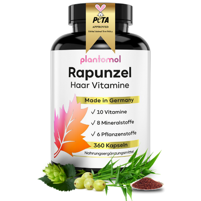 Rapunzel Haar Vitamine mit Biotin, Hirse & Silizium