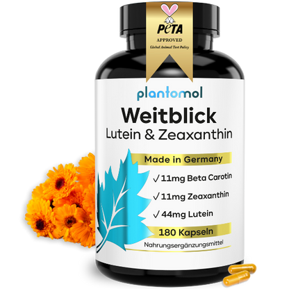 Weitblick - Augenvitamine mit 44mg Lutein und 11mg Zeaxanthin